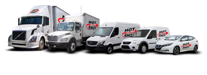 Hot Shot Delivery trucks